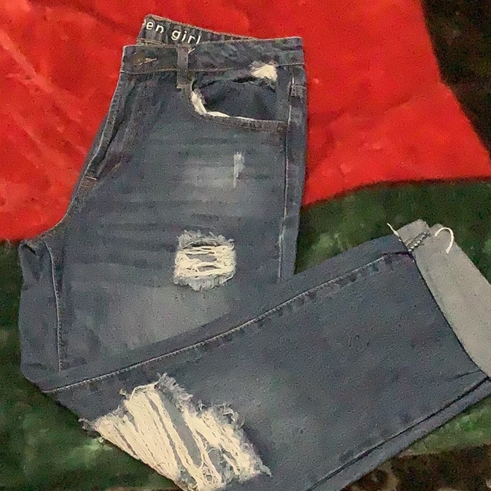 High rise mom jeans
